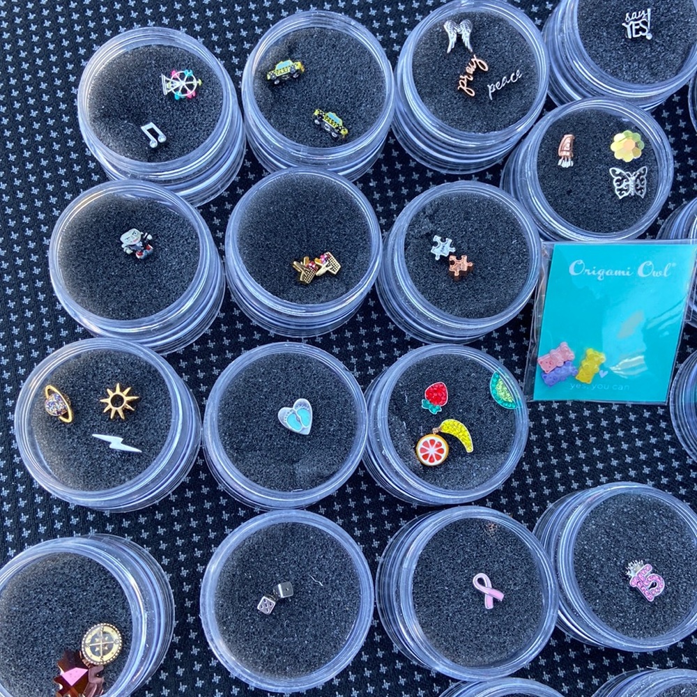 Origami Owl charms.. 48 charms for the price of one..